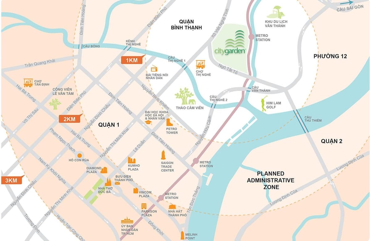 Harta thanh binh district