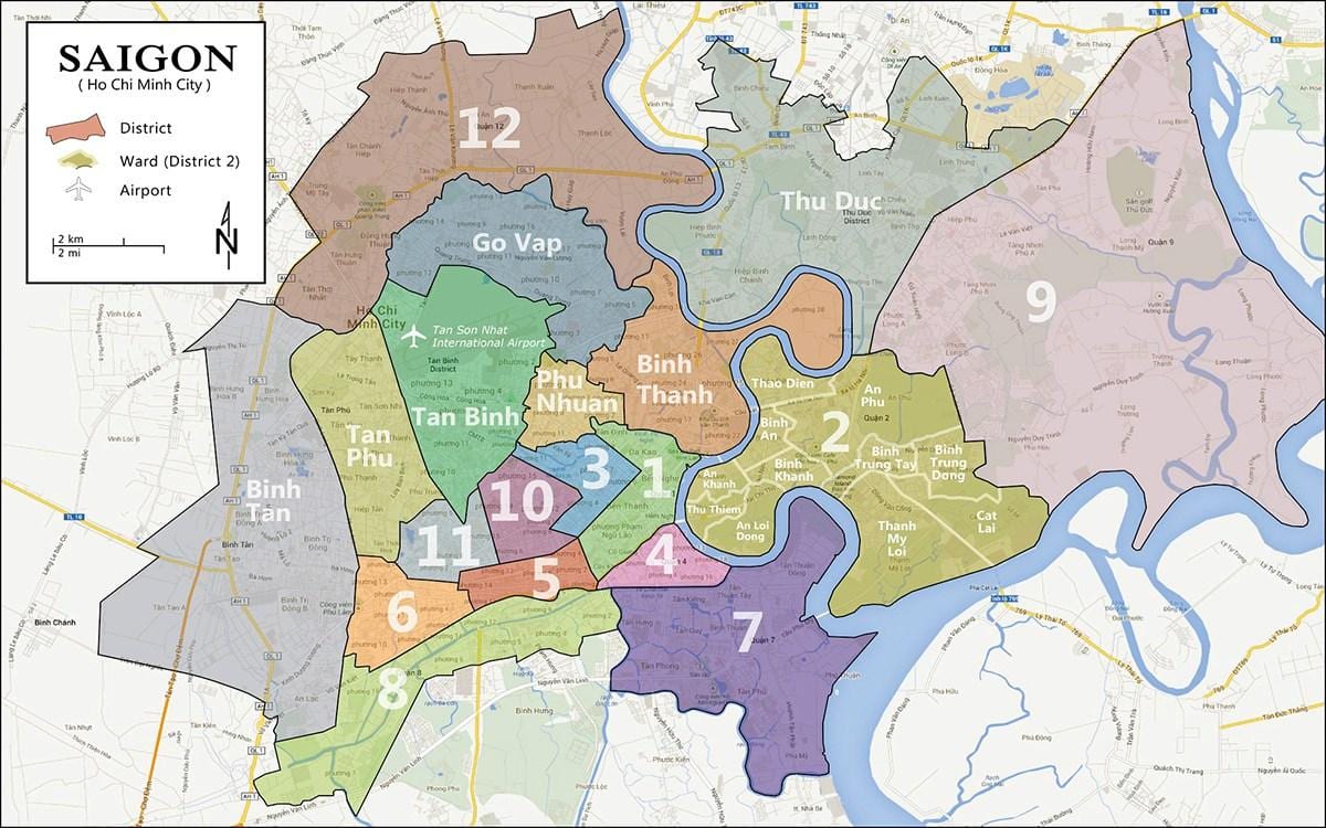 Harta district 9 ho chi minh city 