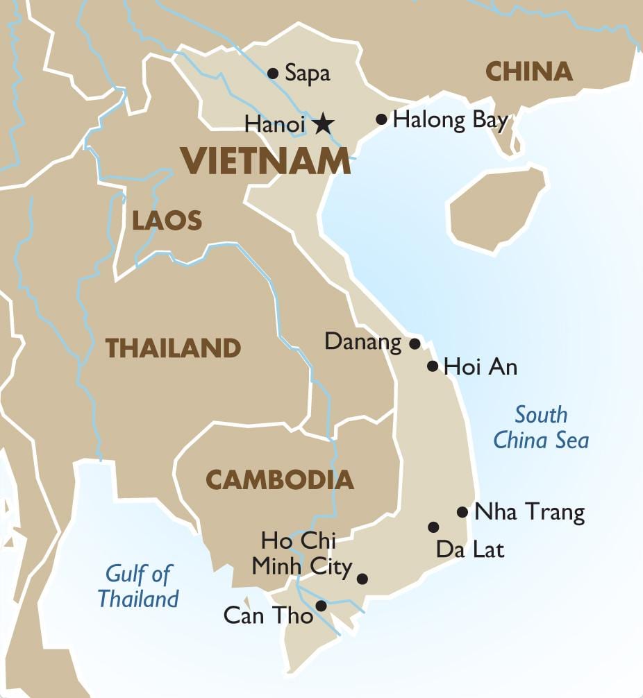 vietnam ho chi minh hartă