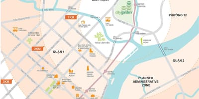 Harta thanh binh district