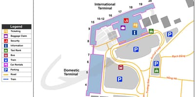 Ho chi minh city aeroport hartă
