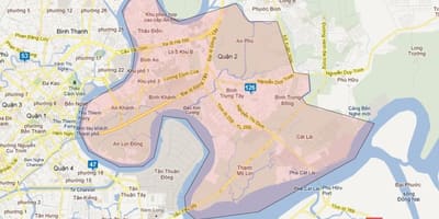 Harta districtelor din ho chi minh city